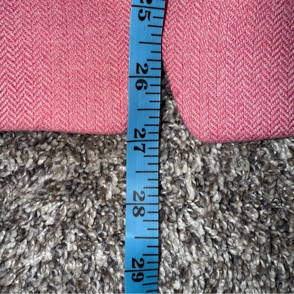 Banana Republic Women's Pink Wool Blend Jacket Blazer Size 14 - Picture 8 of 8